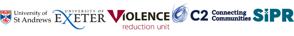 Project partners include St Andrews University, Exeter Universtiy, Scottish Violence Reduction Unit, C2 Connecting Communities and Scottish Institute for Policing Research.